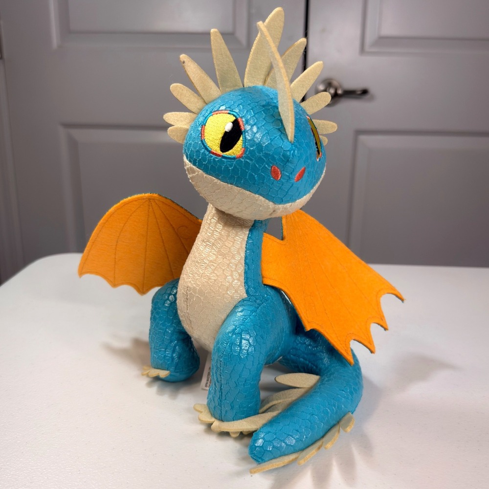 Spin Master How to Train Your Dragon Deadly Nadder Stormfly Plush Blue 8" T74403